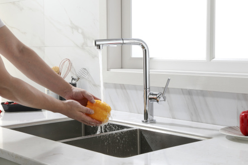 Смеситель для кухни Paulmark NEO Ne214419-CR на мойку хром - фото 5